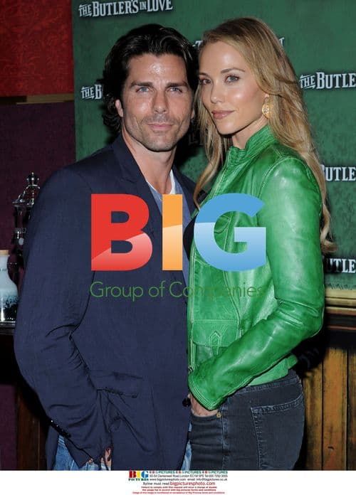 Elizabeth Berkley and Greg Lauren at "The Butler's in Love" premiere