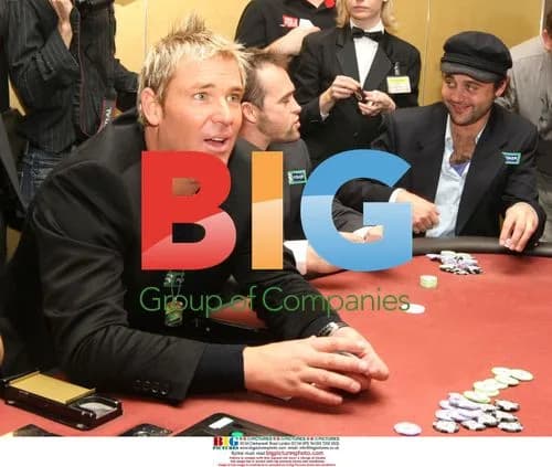 Shane Warne hosts 888 Poker event in Melbourne