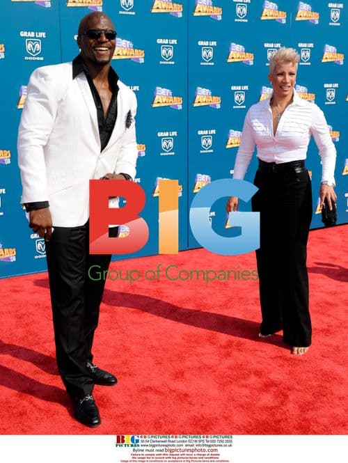 Terry Crews and wife Rebecca at BET Awards 2008