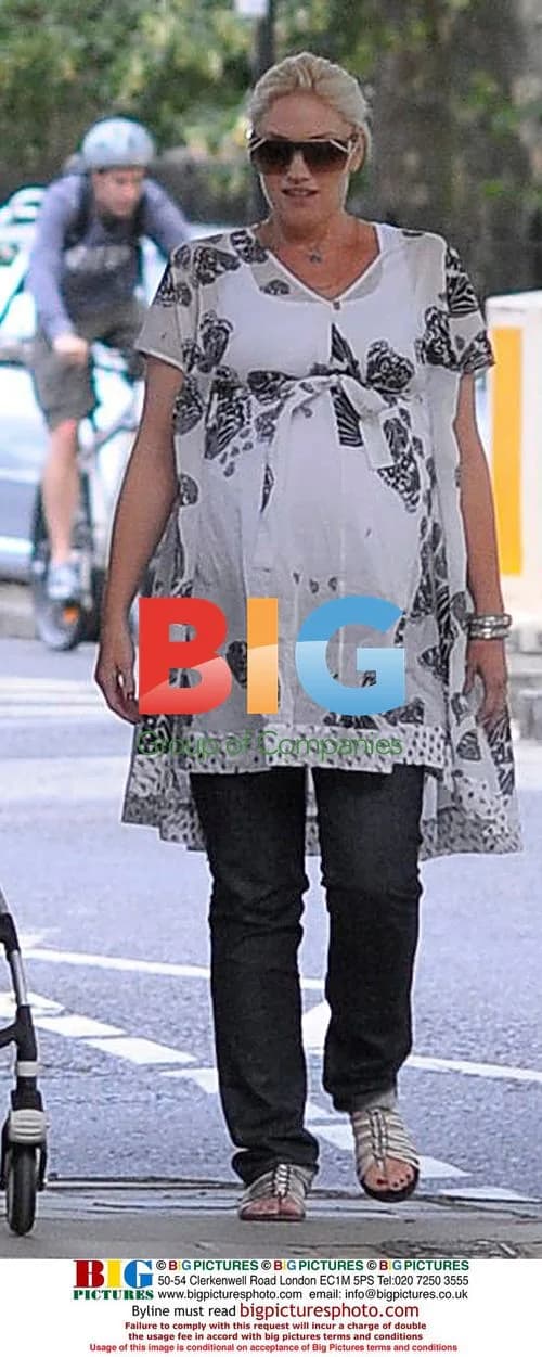 Pregnant Gwen Stefani & Gavin Rossdale Out in London