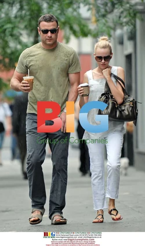 Naomi Watts and Liev Schreiber in NYC