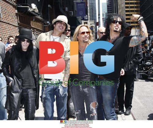 Motley Crue on 'Late Show' in NYC