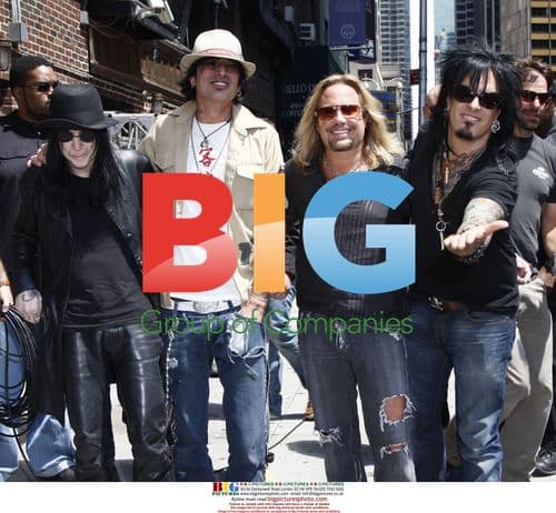 Motley Crue on 'Late Show with David Letterman'