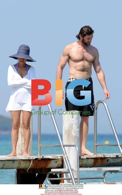 Hugh Jackman on holiday in Saint Tropez