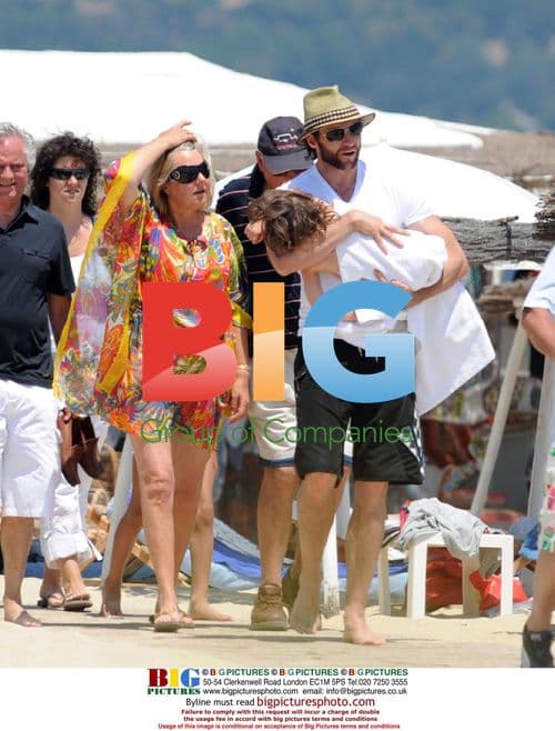 Hugh Jackman on holiday in Saint Tropez