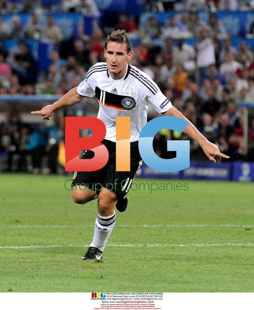 Miroslav Klose scores for Germany in EURO 2008