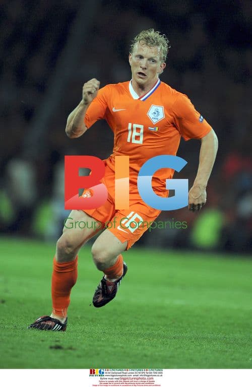 Dirk Kuyt at EURO 2008 match in Berne