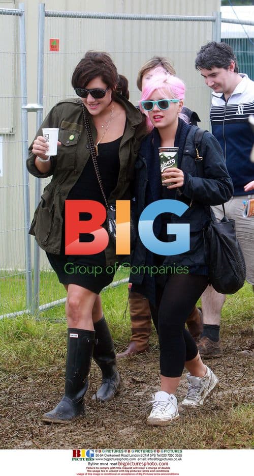 Celebrities at Glastonbury Festival 2008