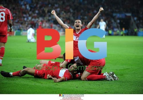 Nihat Kahveci Celebrates Scoring Winning Goal