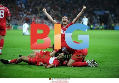 Nihat Kahveci Celebrates Scoring Winning Goal