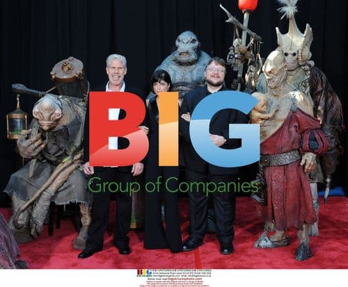 Selma Blair, Ron Perlman, Guillermo del Toro at Hellboy II Premiere