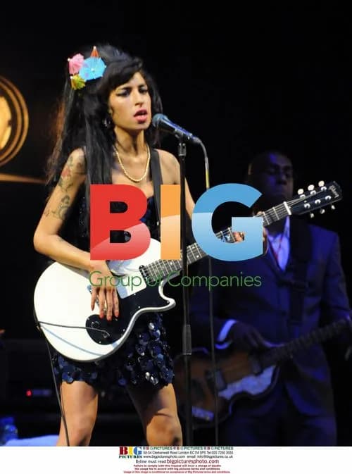 Amy Winehouse performs at Glastonbury