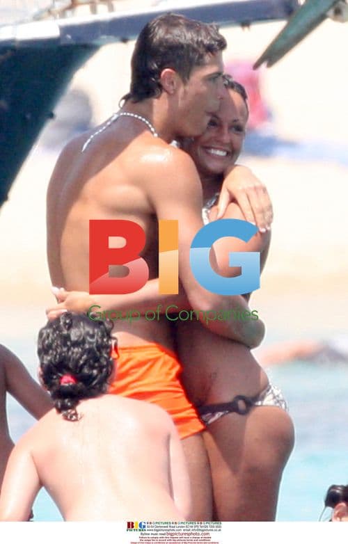 Cristiano Ronaldo on holiday in Italy