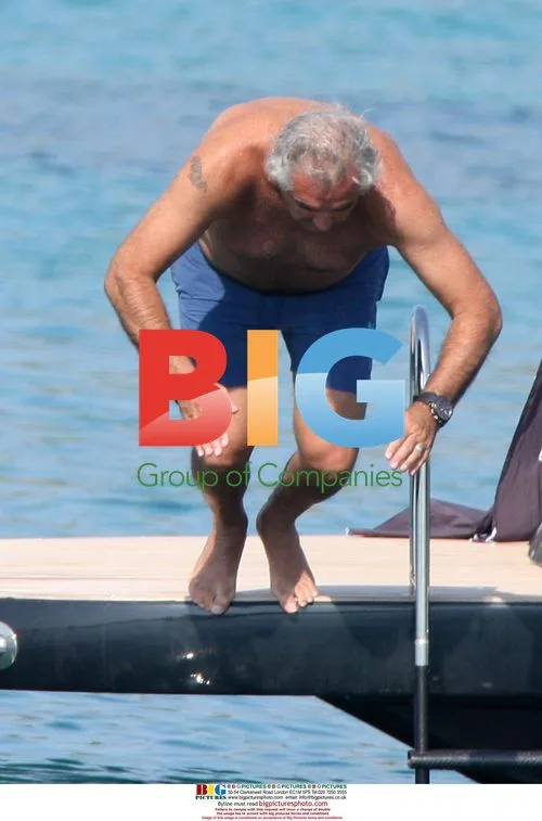 Flavio Briatore and Elisabetta Gregoraci vacation in Sardinia
