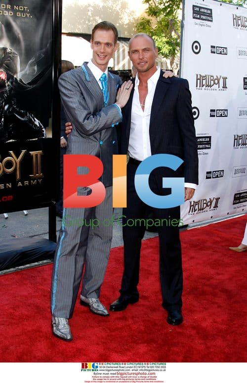 Doug Jones and Luke Goss at Hellboy II Premiere