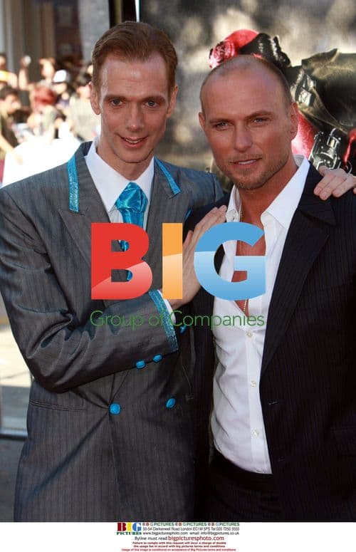 UK RIGHTS ONLY - DOUG JONES and LUKE GOSS at 'Hellboy II' Premiere