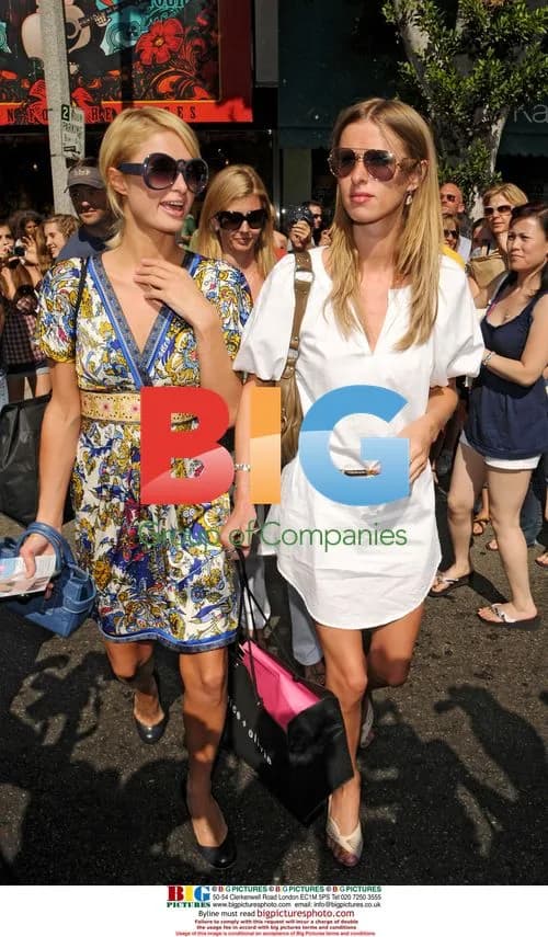 Paris and Nicky Hilton Go Shopping in LA