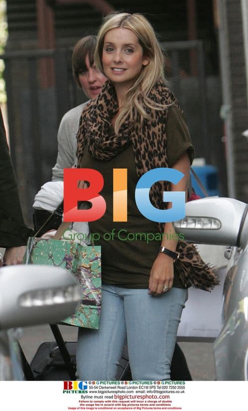 Louise Redknapp Seen Leaving GMTV Studios