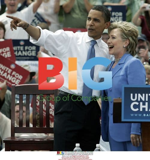 Obama and Clinton Campaign Together
