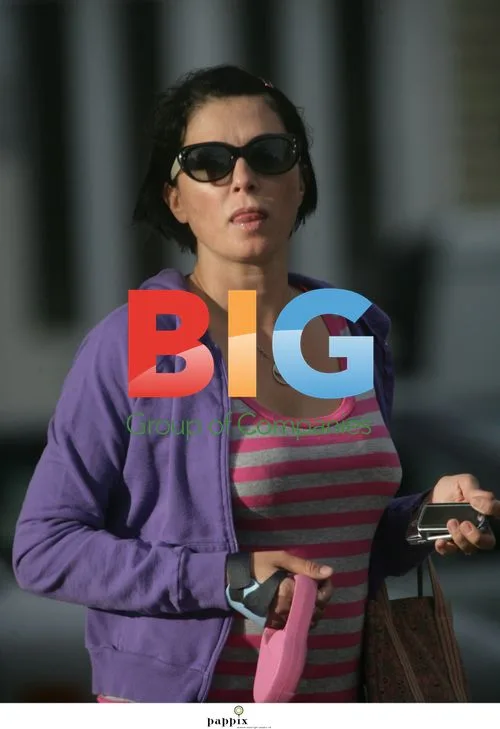 Sadie Frost walks dog Ringo in London