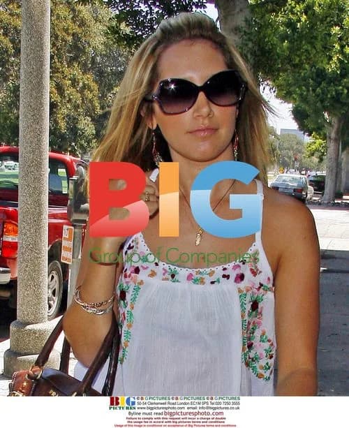 Ashley Tisdale at Chris McMillan Salon