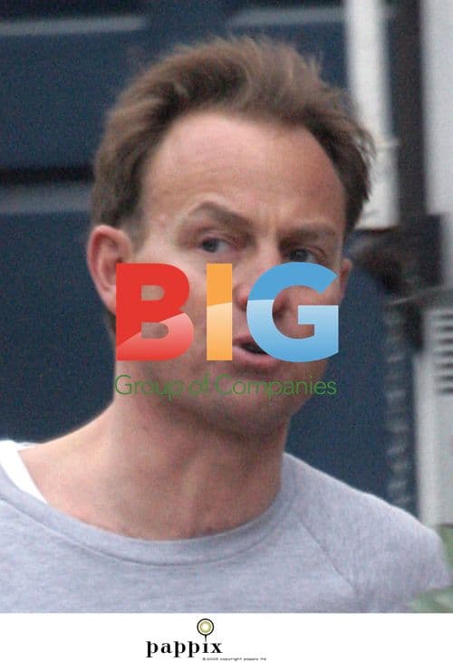 Jason Donovan seen with unusual bouquet in London