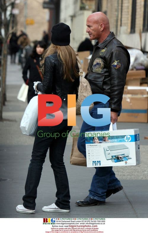 Bar Refaeli at Apple Store in Soho
