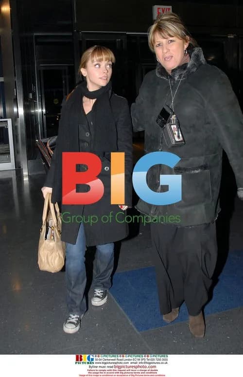 Christina Ricci and dog Ramon at JFK