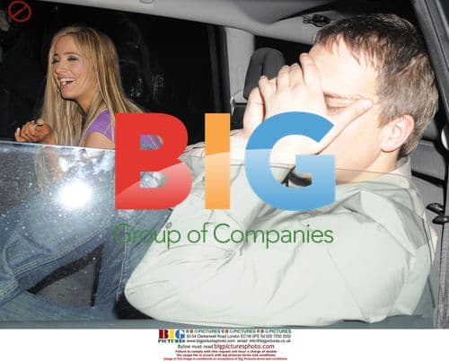 Chantelle Houghton and Tony Richardson Arrive Home