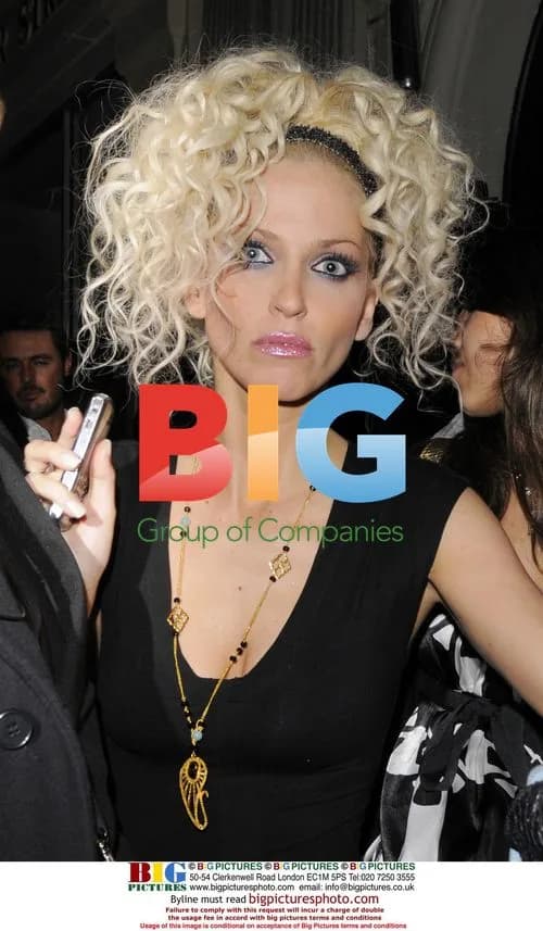 Sarah Harding leaves Mahiki Club in London