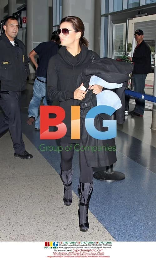 Eva Longoria Departs LAX