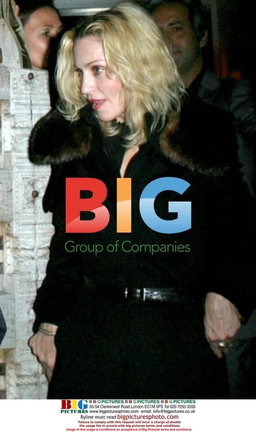 Madonna Leaving Sur Restaurant