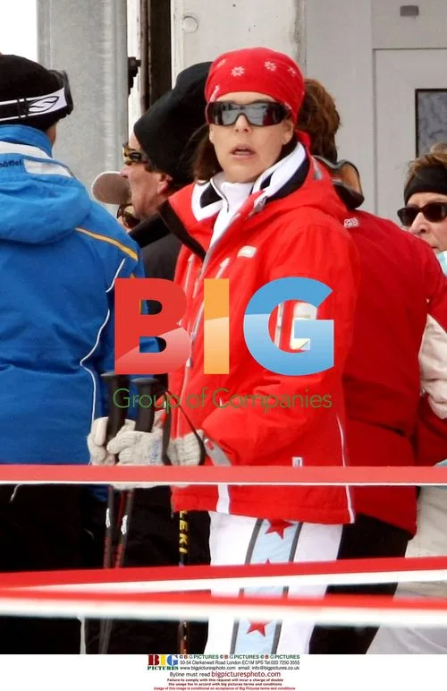 Prince Albert, Caroline and Charlene ski in Zurs