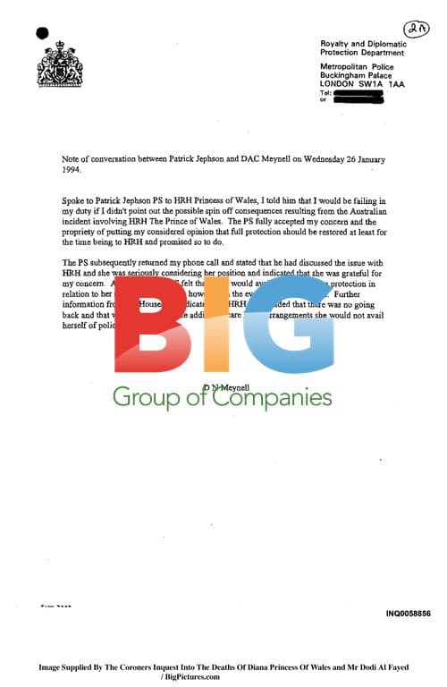 Coroner's Inquest into Diana and Dodi's Deaths