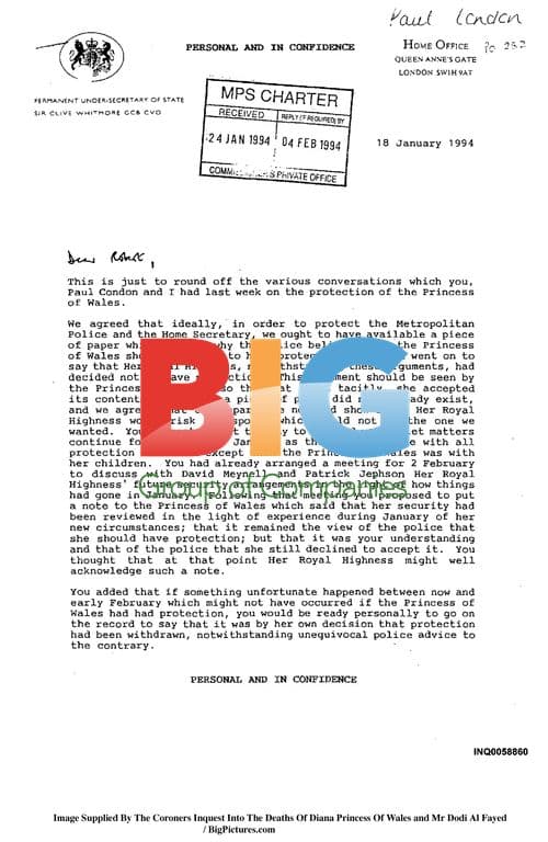 Diana, Princess of Wales Inquest