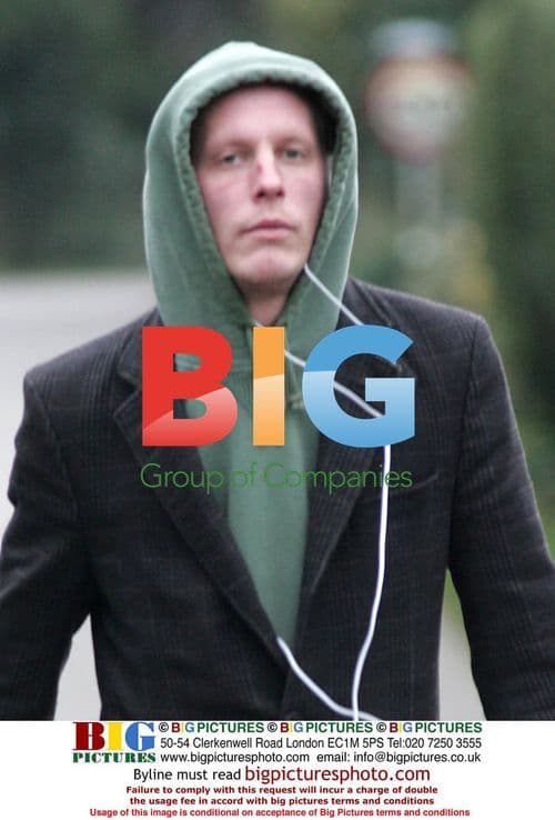 Laurence Fox walking dogs in West Sussex