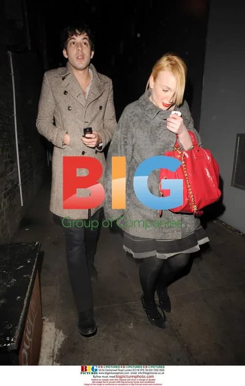 Mark Ronson and mystery blonde at Bungalow 8