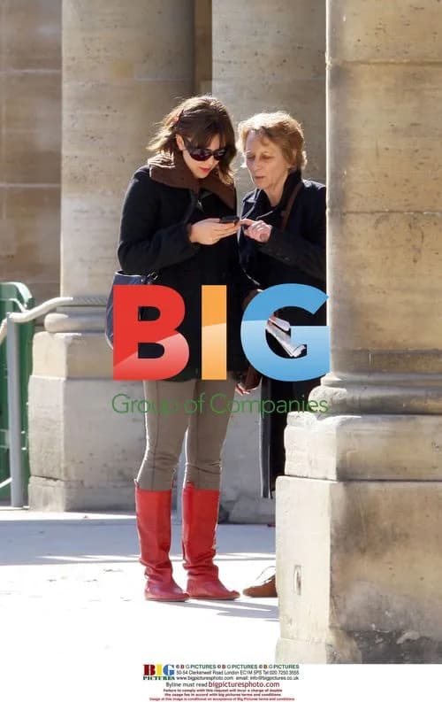 Maggie Gyllenhaal and mother Naomi in Paris