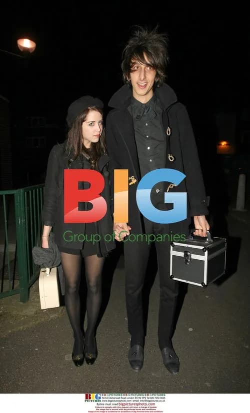Peaches Geldof with Faris Rotter in London