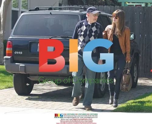 Rachel Bilson Visits Grandfather with Dog