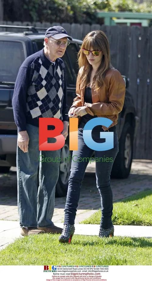 Rachel Bilson visits grandfather with her dog