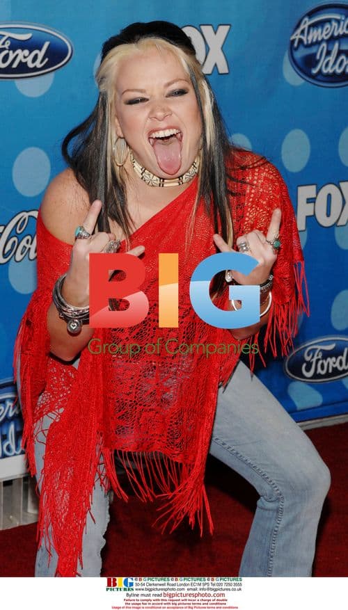 Amanda Overmyer at American Idol Top 12 Party
