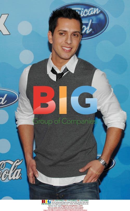 David Hernandez at American Idol Top 12 Party