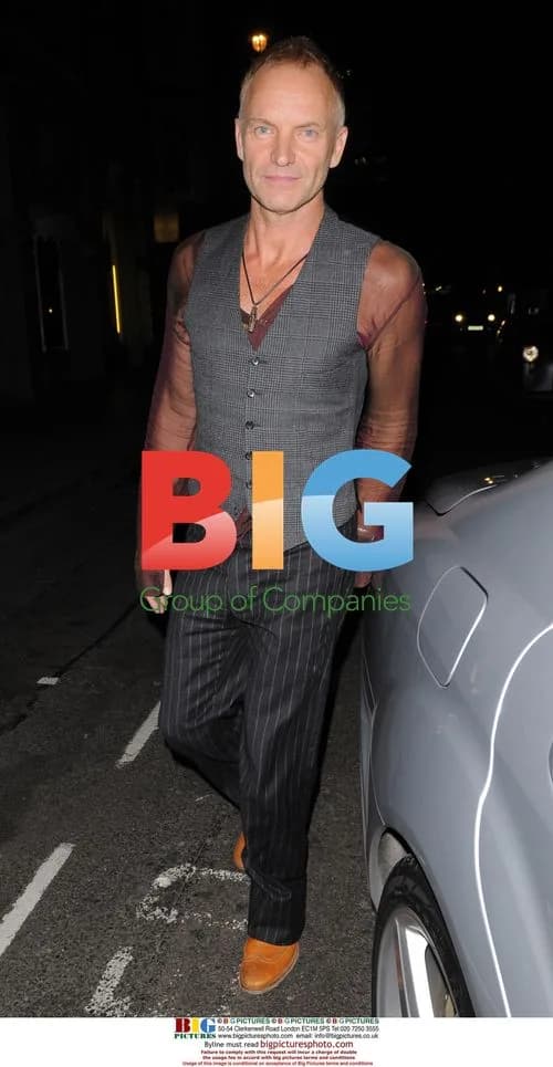 Sting and Trudie Styler Leaving Bungalow 8 Club