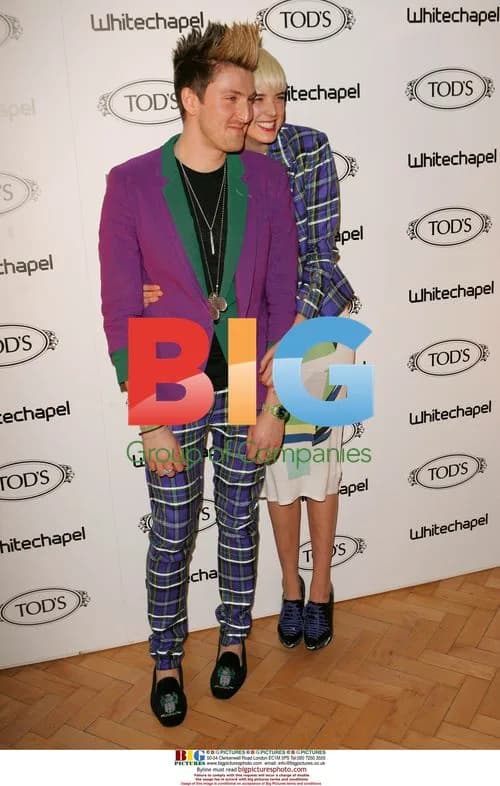 Henry Holland and Agyness Deyn at Tod's party