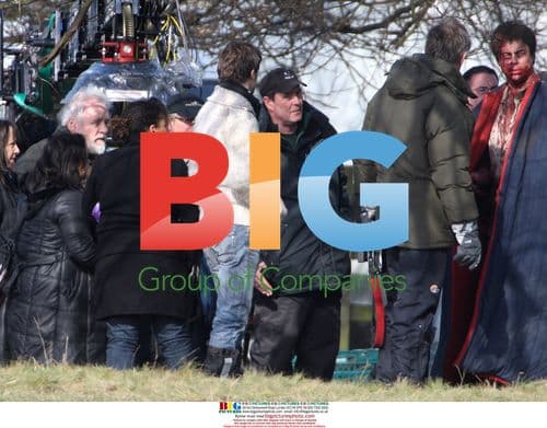 The Wolf Man filming