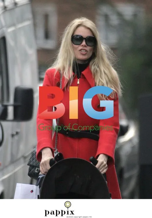 Claudia Schiffer and Daughter Clementine Spotted in London