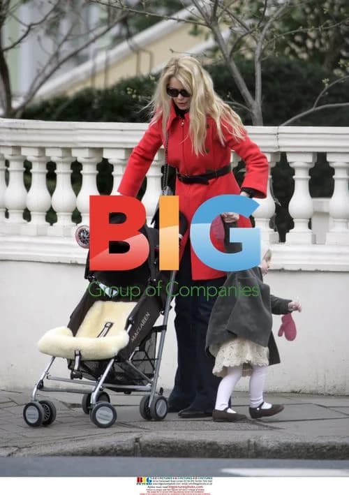 Claudia Schiffer and daughter Clementine in London