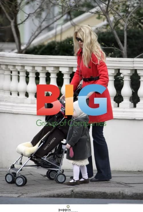 Claudia Schiffer and Daughter Clementine in London