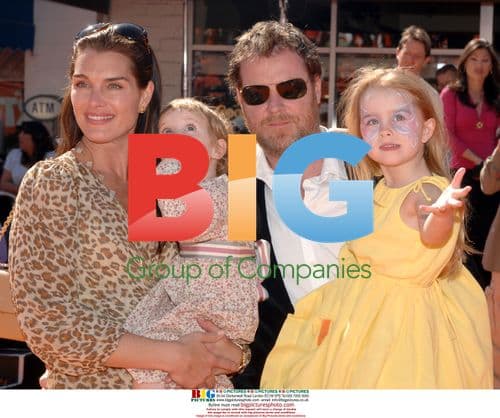 Brooke Shields and family at "Horton Hears a Who" premiere